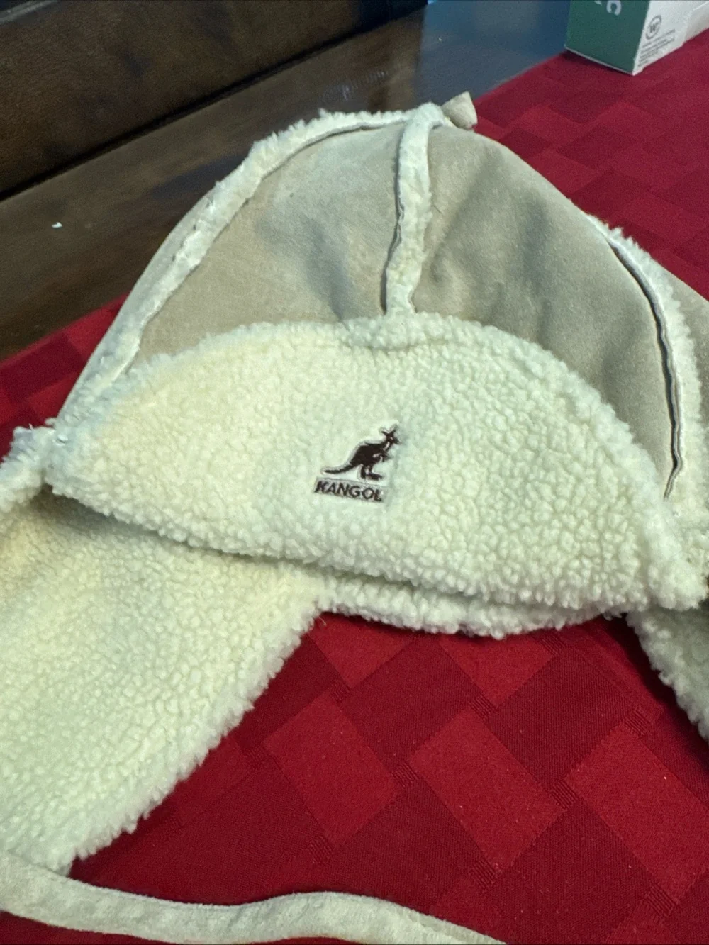 Unisex  Faux-Sherpa Trapper Hat - Cream